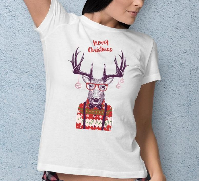 t-shirt Merry christmas deer - czym się wyróżnia?