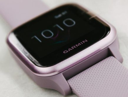 garmin venu sq metaliczna orchidea