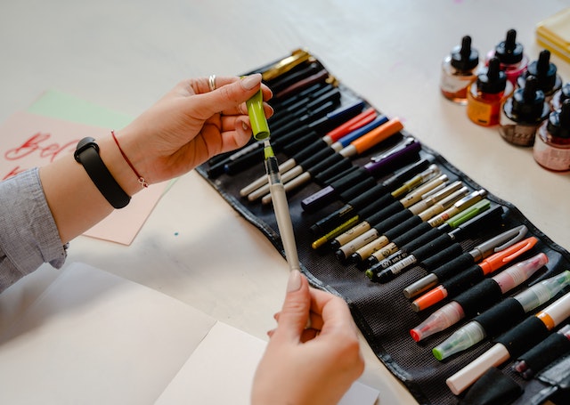 kolorowe brush peny Tombow